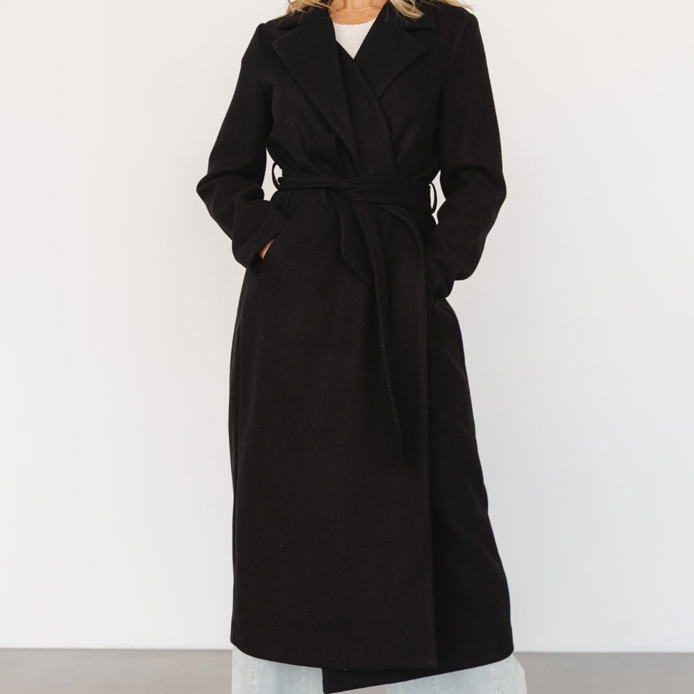Baltic Born Glenwood Coat | Black Size SS